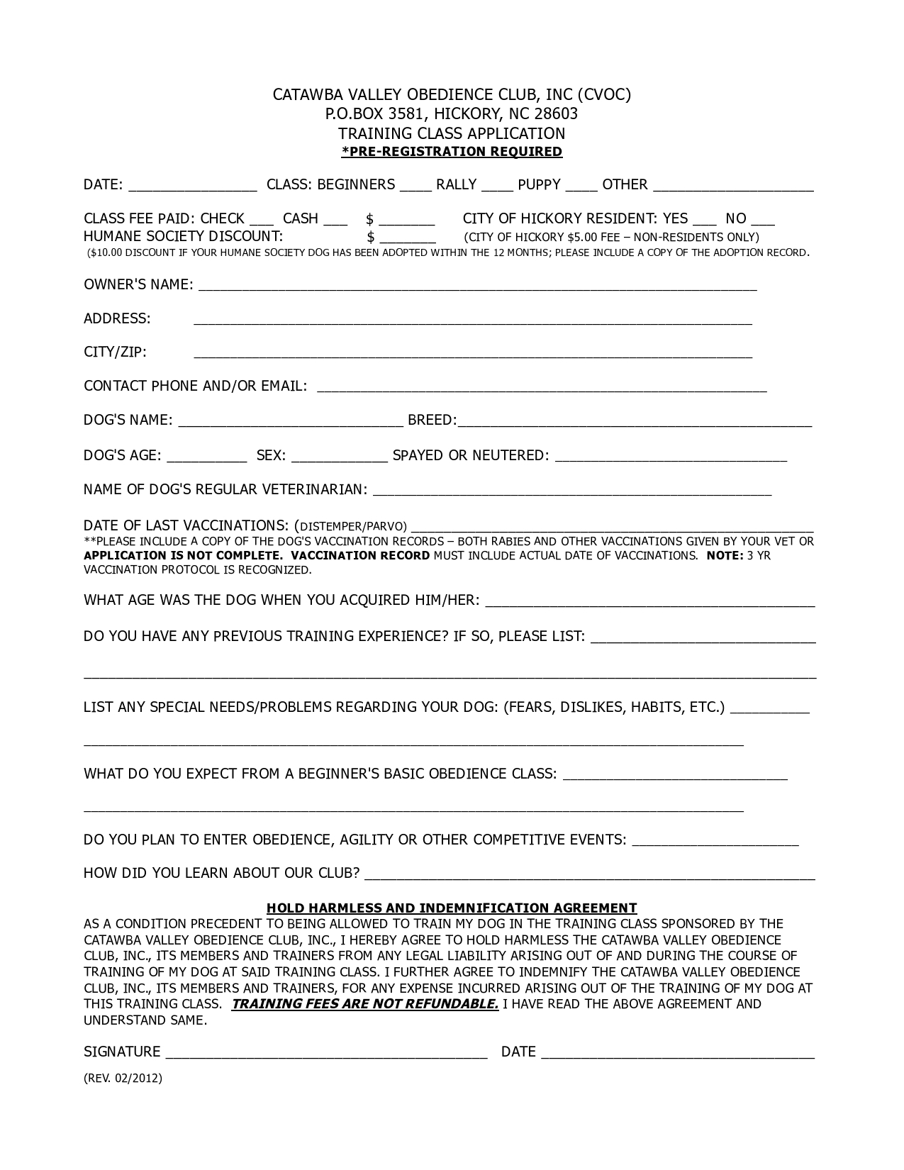 Class Application